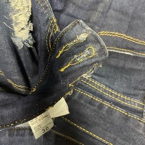 Denim jeans bermuda shorts